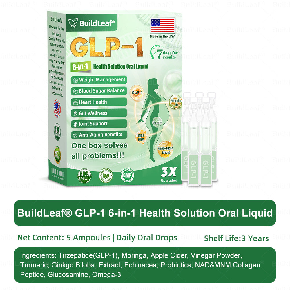 FDA 𝖮𝖿𝖿𝗂𝖼𝗂𝖺𝗅 𝖲𝗍𝗈𝗋𝖾 | 𝑩𝒖𝐢𝒍𝒅𝑳𝒆𝐚𝒇® GL𝐏-1 6-𝒊𝒏-1 𝑯𝒆𝒂𝒍𝒕𝒉 𝑺𝒐𝒍𝒖𝒕𝒊𝒐𝒏 𝖮𝗋𝖺𝗅 𝐋𝐢𝐪𝐮𝐢𝐝 (𝑱𝒖𝒔𝒕 𝒐𝒏𝒄𝒆 𝒂 𝒅𝒂𝒚, 𝘃𝗶𝘀𝗶𝗯𝗹𝗲 𝗰𝗵𝗮𝗻𝗴𝗲𝘀 𝗶𝗻 𝟳 𝗱𝗮𝘆𝘀） ✅ 𝘍𝘰𝘳 𝘰𝘣𝘦𝘴𝘪𝘵𝘺, 𝘤𝘢𝘳𝘥𝘪𝘰𝘷𝘢𝘴𝘤𝘶𝘭𝘢𝘳 𝘩𝘦𝘢𝘭𝘵𝘩,𝙙𝙞𝙖𝙗𝙚𝙩𝙚𝙨, 𝙨𝙡𝙚𝙚𝙥 𝐚𝐩𝐧𝐞𝐚, 𝐆𝐮𝐭 𝐇𝐞𝐚𝐥𝐭𝐡, 𝐣𝐨𝐢𝐧𝐭 𝐢𝐬𝐬𝐮𝐞𝐬, 𝐚𝐧𝐝 𝐦𝐨𝐫𝐞